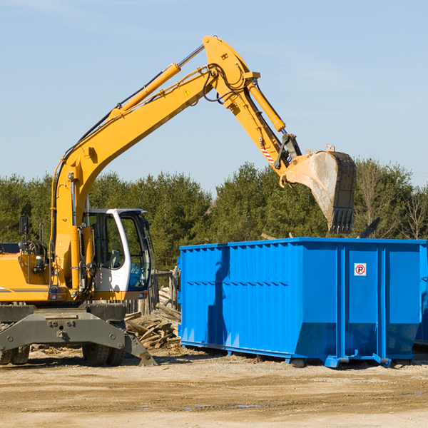 how many times can i have a residential dumpster rental emptied in Gholson